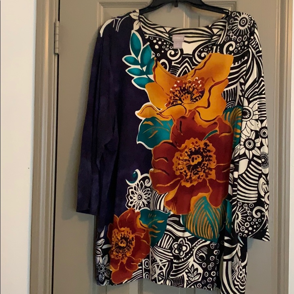 Chico’s Poppy top, Size 3